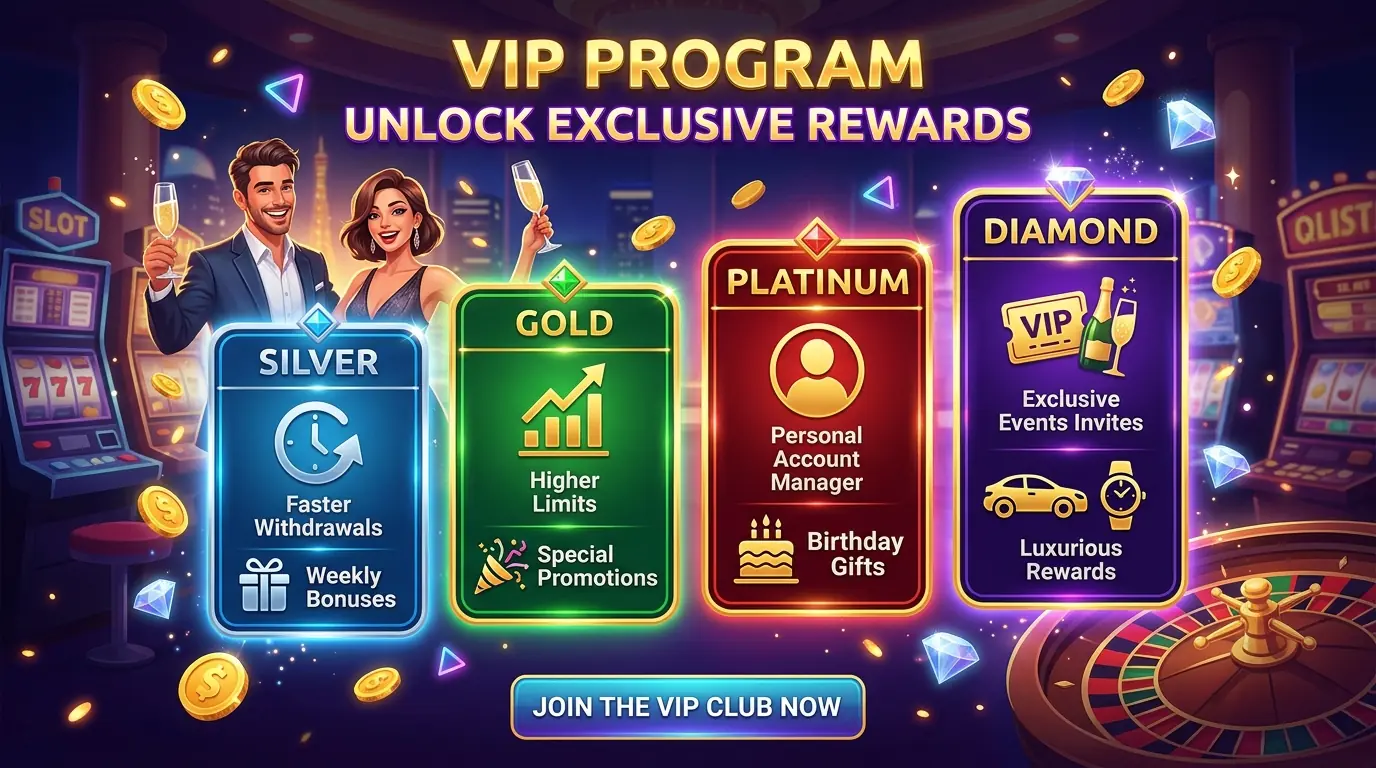 Tsars casino VIP program